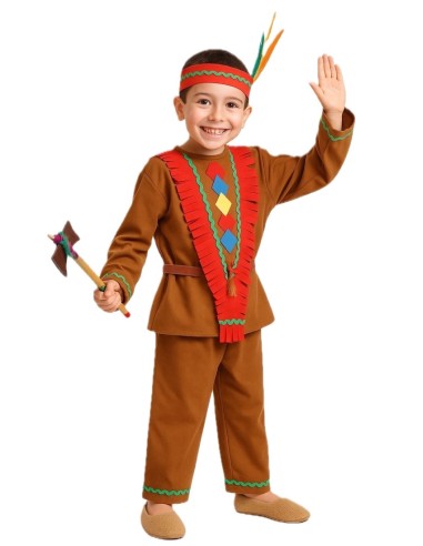 Costume di Indiano - di alta qualità, ideale per il carnevale, feste a tema ed eventi speciali.